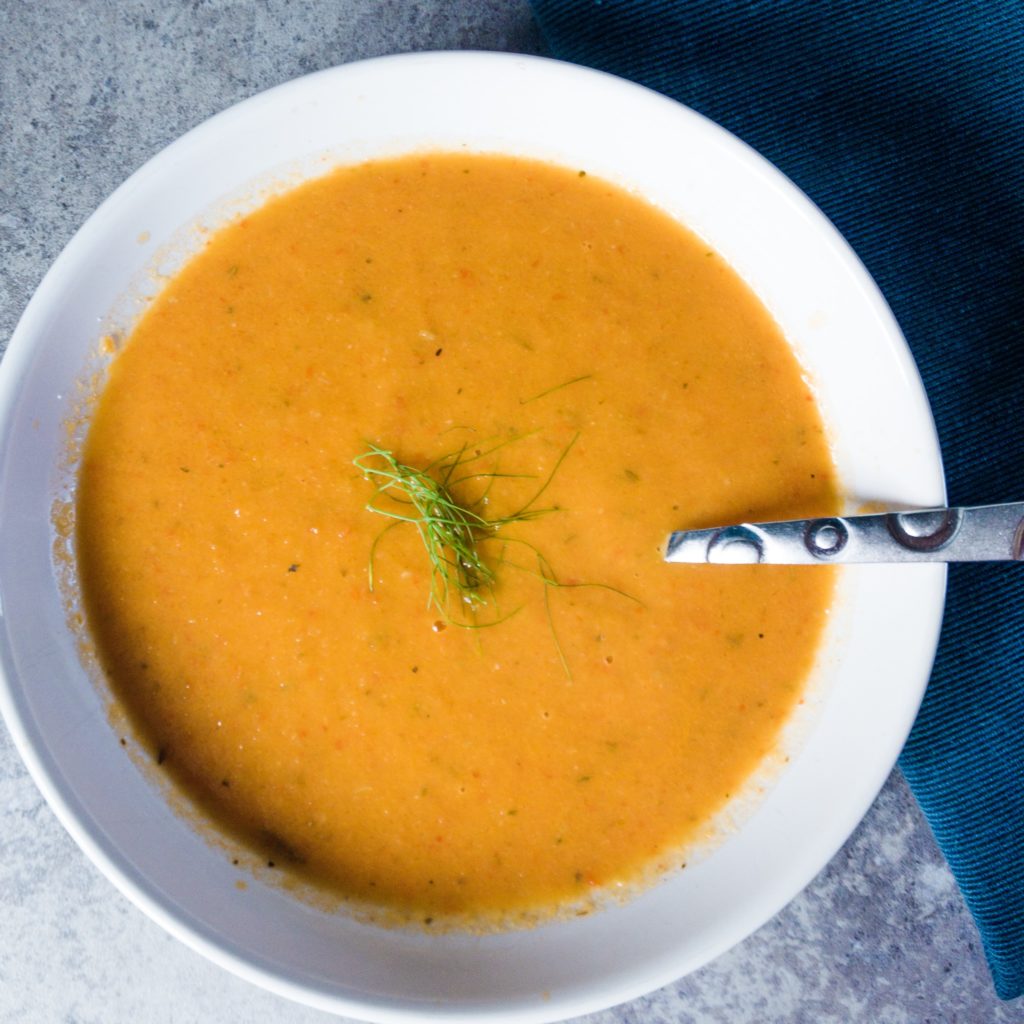 roasted red pepper soup