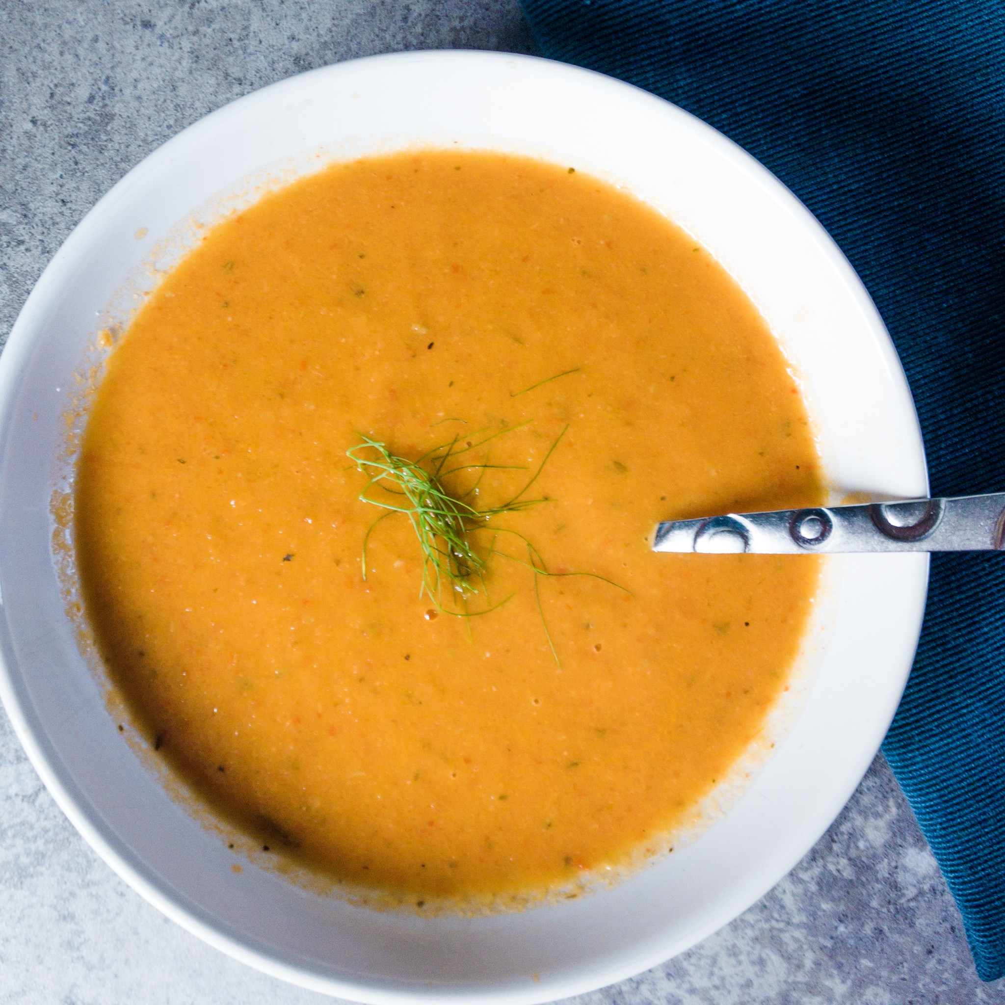 Roasted Red Pepper & Fennel Soup - Liz Winters Wellness