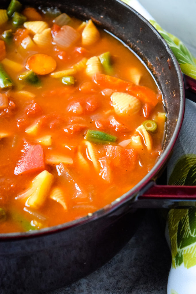 vegetarian minestrone soup
