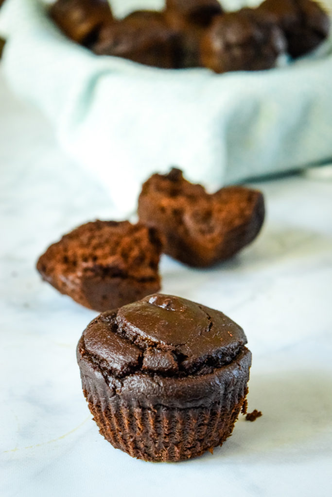 double chocolate lactation muffins