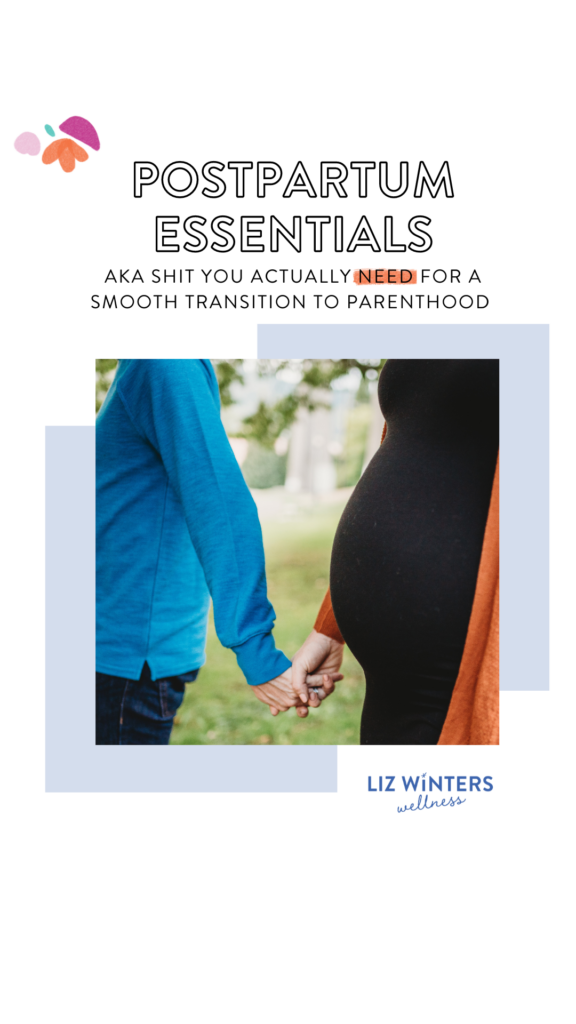 My Thoughts on Postpartum Essentials